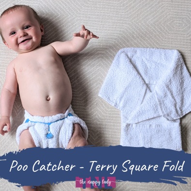 The poo catcher nappy fold